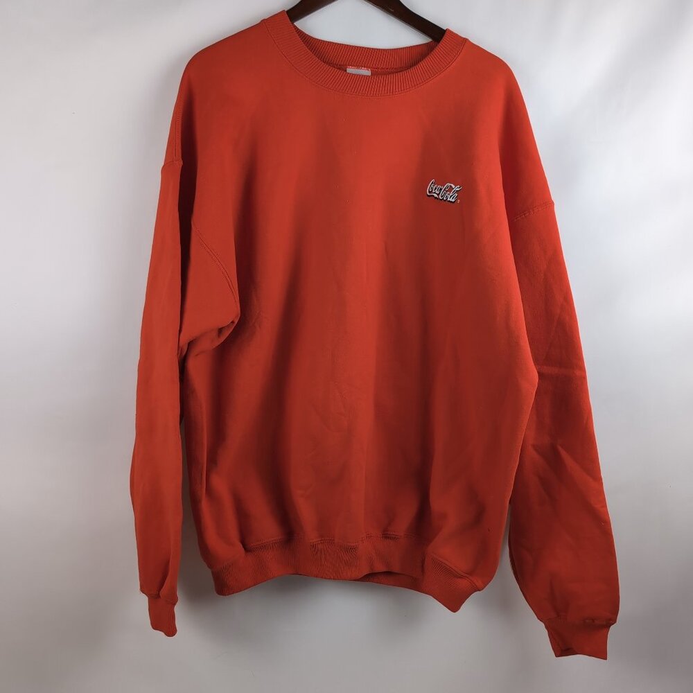 Vintage Y2K Coca-Cola Unisex Red Crewneck Gildan Ultra Cotton, Size XL